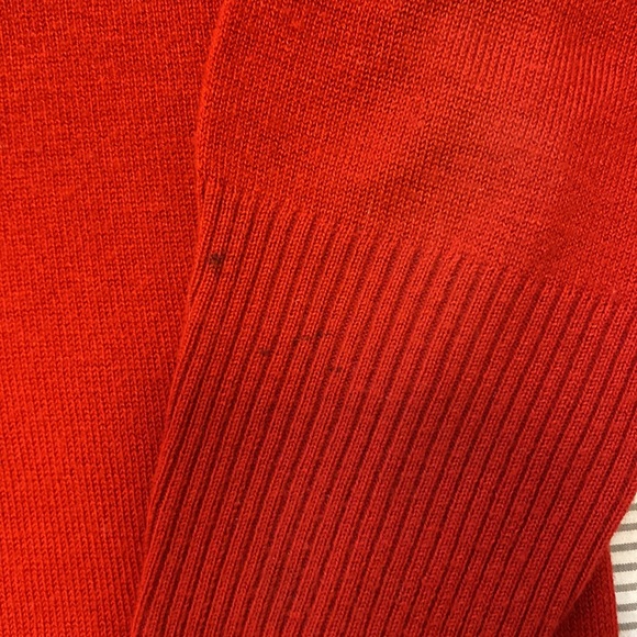 MAK red cardigan sweater sz L - Picture 4 of 7